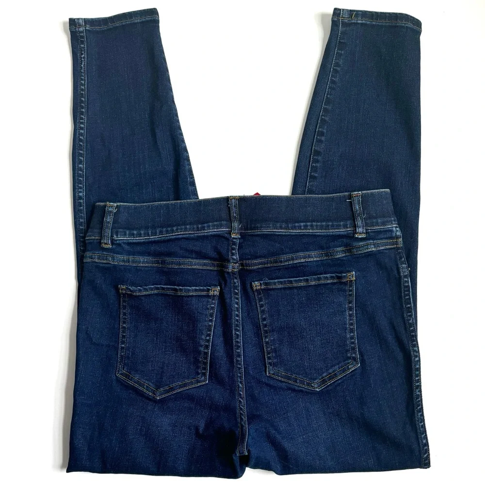 Spanx Ankle Skinny Pull On Jeans Midnight Shade Size Large Style no. 20342R - Picture 7 of 14